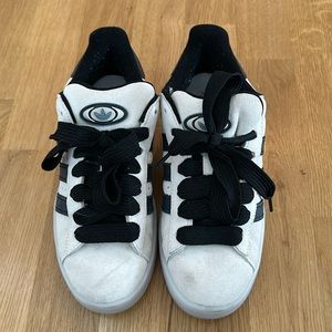 Adidas Gray/Black Campus Sneakers